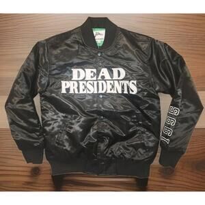 Headgear Classics Dead Presidents 1995 Satin Varsity Jacket Sz Small